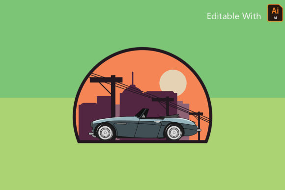 Download Illustration - Vintage Car #59 - Illustration Collection