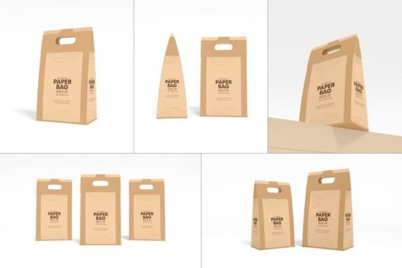 Download Elegant Craft Paper Bag Mockup Set - Elegant craft Collection