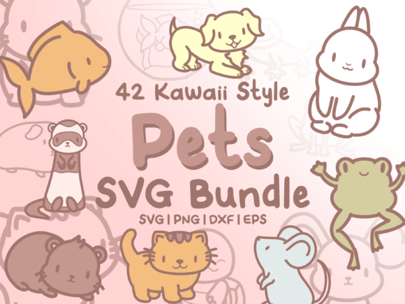 Download Pet Animals SVG Illustrations - Illustration Collection
