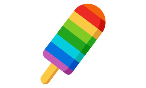 Download Rainbow Popsicle Illustration - Illustration Collection