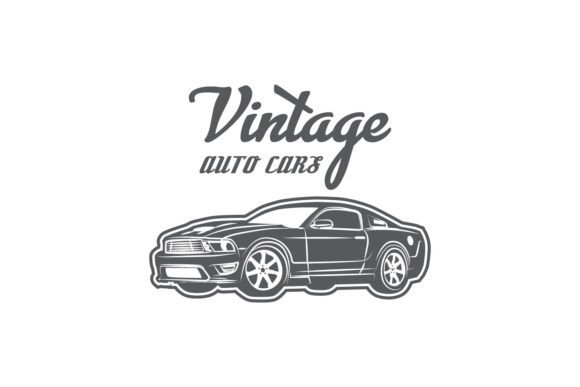 Download Classic Vintage Car Illustration Art Gra - Illustration Collection
