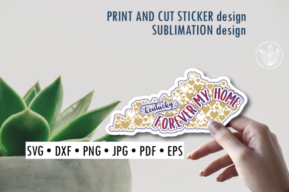 Download Kentucky Print and Cut Svg Sticker - Print and cut Collection