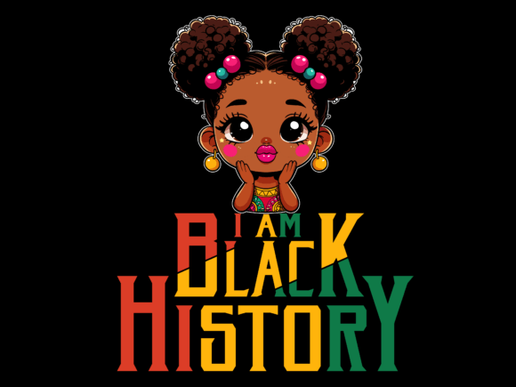 Download I'm Black History Kid Vector T-Shirt. - Premium Resources