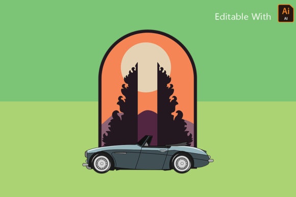 Download Illustration - Vintage Car #63 - Illustration Collection