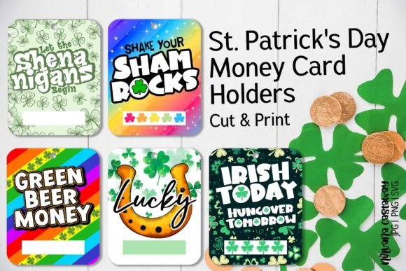 Download St Patricks Day Print and Cut Money Card - Print and cut Collection