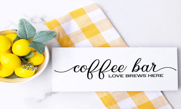 Download Coffee Bar SVG, Love Brews Here SVG DXF - Dxf Collection