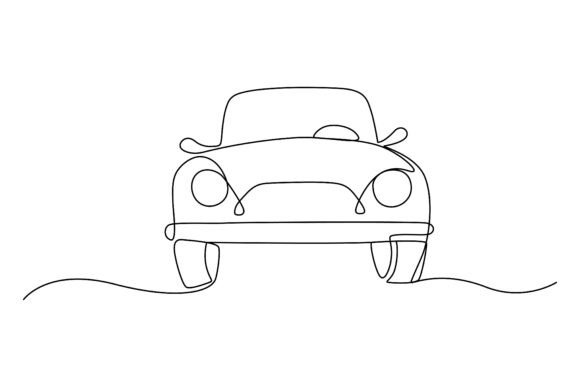 Download Car Front View Illustration. - Illustration Collection