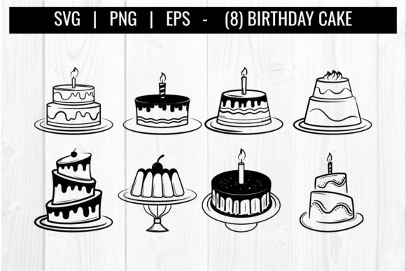 Download Birthday Cake Outline Illustration Svg B - Illustration Collection