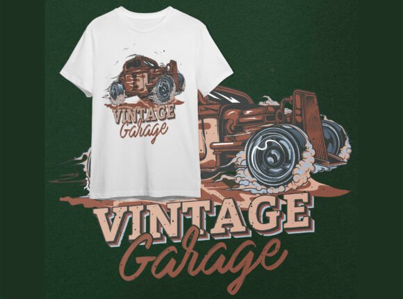 Download Vintage Car Illustration Design - Illustration Collection