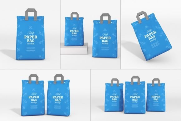 Download Elegant Craft Shopping Bag Mockup Set - Elegant craft Collection