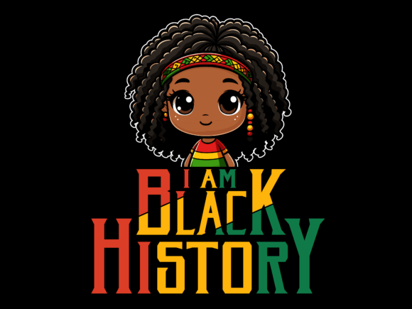 Download I'm Black History Kid Vector T-Shirt. - Premium Resources