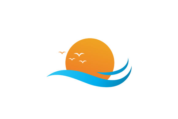 Download Sun and Wave Icon Illustration Design - Illustration Collection
